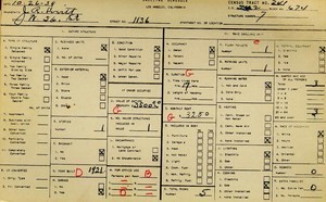 WPA household census for 1136 W 56TH, Los Angeles