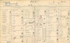WPA household census for 108 SLAUSON AVENUE, Los Angeles County