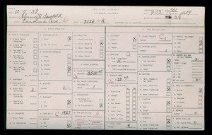 WPA household census for 3126 S CAROLINE STREET, Los Angeles County