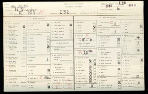 WPA household census for 232 E 102ND ST, Los Angeles County