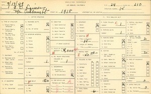 WPA household census for 1418 MCCOLLUM ST, Los Angeles