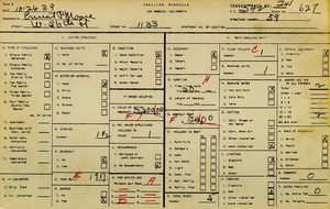 WPA household census for 1133 W 56TH, Los Angeles