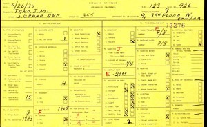 WPA household census for 355 S GRAND, Los Angeles