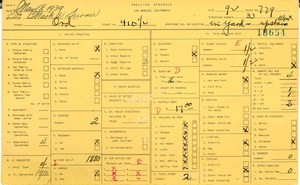 WPA household census for 410 ORD, Los Angeles