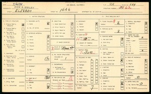 WPA household census for 1646 ELEVADO STREET, Los Angeles