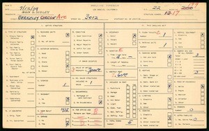 WPA household census for 3012 BERKELEY AVE, Los Angeles