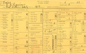 WPA household census for 1817 W SILVER LAKE BLVD, Los Angeles