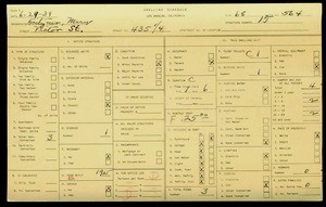 WPA household census for 435 1/4 VICTOR ST, Los Angeles