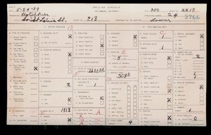 WPA household census for 218 S ST LOUIS ST, Los Angeles