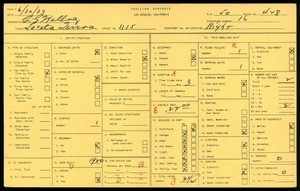 WPA household census for 1115 LAVETA TERRACE, Los Angeles