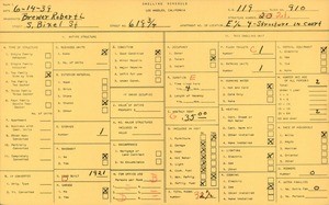 WPA household census for 618 3/4 S BIXEL ST, Los Angeles