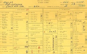 WPA household census for 2511 E 4TH, Los Angeles