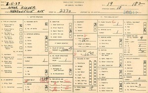 WPA household census for 2330 MEADOWVILLE AVE, Los Angeles