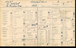 WPA household census for 1343 SOUTH DUNCAN AVE, Los Angeles County