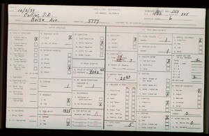 WPA household census for 3777 BOISE AVE, Los Angeles County