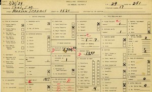 WPA household census for 1521 MORTON, Los Angeles