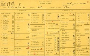 WPA household census for 912 S FIGUEROA, Los Angeles