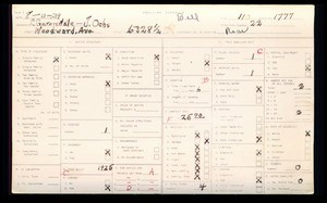WPA household census for 6328 WOODWARD AVENUE, Bell, Los Angeles County