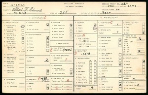 WPA household census for 335 WEST 111TH STREET, Los Angeles County
