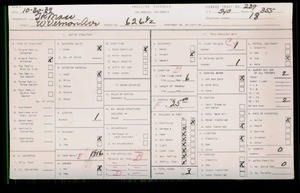 WPA household census for 626 W VERNON, Los Angeles County