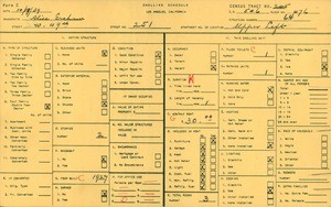 WPA household census for 251 WEST 49TH STREET, Los Angeles County