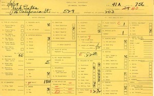 WPA household census for 529 CALIFORNIA, Los Angeles