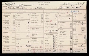 WPA household census for 1341 E 27TH STREET, Los Angeles