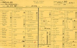 WPA household census for 1056 W 57TH, Los Angeles