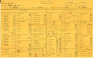 WPA household census for 427 S HOPE, Los Angeles
