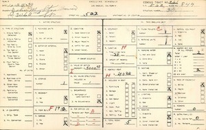 WPA household census for 522 WEST 62ND STREET, Los Angeles County