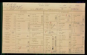 WPA household census for 516 W 1ST STREET, Los Angeles