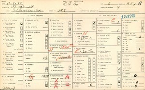 WPA household census for 157 SLAUSON AVENUE, Los Angeles County