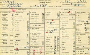 WPA household census for 2718 MALABAR, Los Angeles
