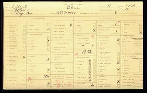 WPA household census for 4525 GAGE AVENUE, Bell, Los Angeles County