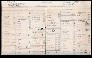 WPA household census for 9 52ND, Los Angeles County