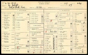WPA household census for 1030 ECHO PARK AVE, Los Angeles