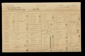 WPA household census for 1633 S BURLINGTON, Los Angeles