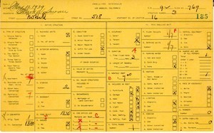 WPA household census for 518 N HILL, Los Angeles