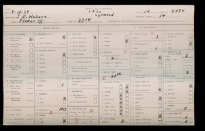 WPA household census for 3314 FLOWER ST, Lynwood, Los Angeles County