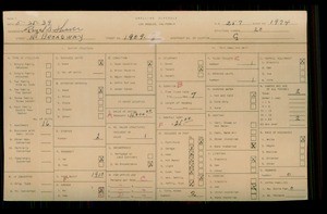 WPA household census for 1909 N BROADWAY, Los Angeles