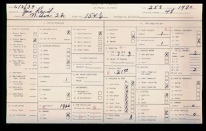 WPA household census for 154 N AVENUE 22, Los Angeles