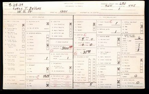 WPA household census for 1201 W G STREET, Los Angeles County