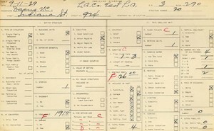 WPA household census for 924 S INDIANA