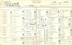 WPA household census for 1645 N BENTON WAY, Los Angeles