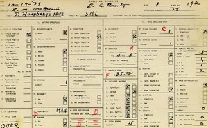 WPA household census for 346 S HUMPHREYS