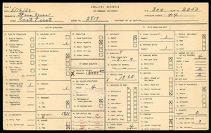 WPA household census for 2819 EAST FIRST, Los Angeles