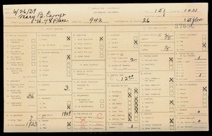 WPA household census for 942 W 7 PL, Los Angeles