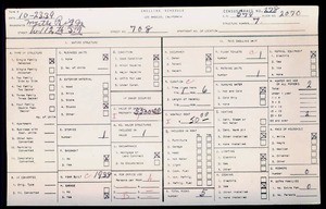WPA household census for 708 W 112TH ST, Los Angeles County
