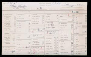 WPA household census for 1133 W 51ST PLACE, Los Angeles County