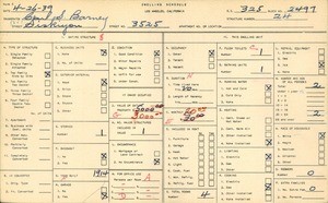 WPA household census for 3525 SISKIYOU, Los Angeles